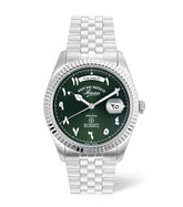 Men The Classics 41mm Green Hindi Dial
